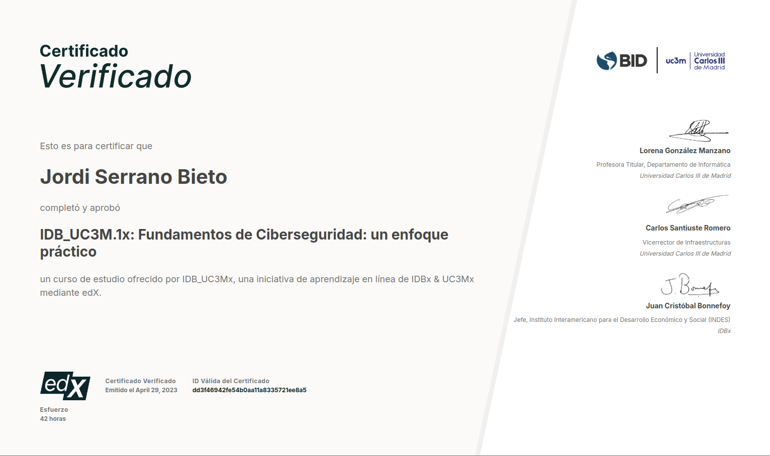 IDB_UC3M.1x: Fundamentos de Ciberseguridad: un enfoque práctico